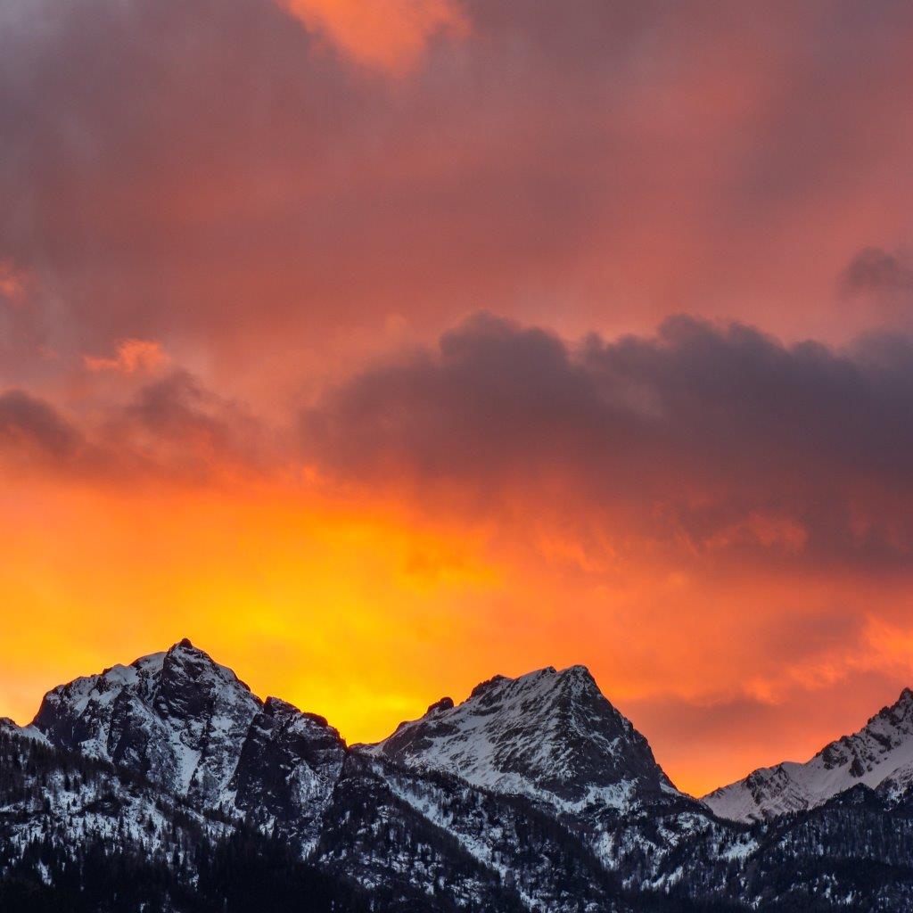 Tramonto sulle Dolomiti