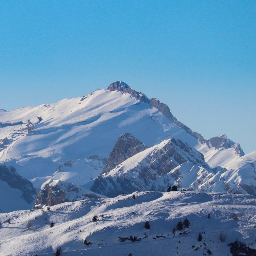 Vette dolomiti neve