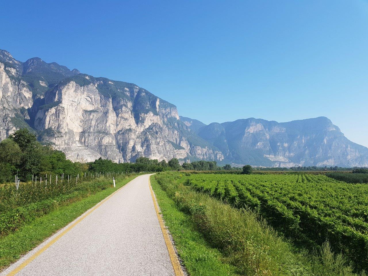 Trento Bolzano in bici sulla Ciclovia del Sole, Euro Velo 7