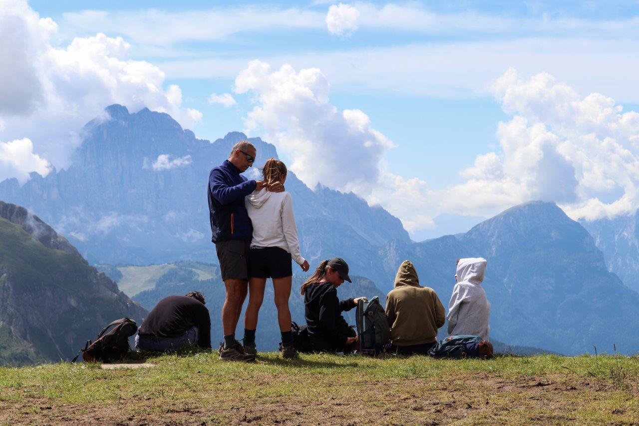 Monte Civetta passo Giau dal rifugio Averau