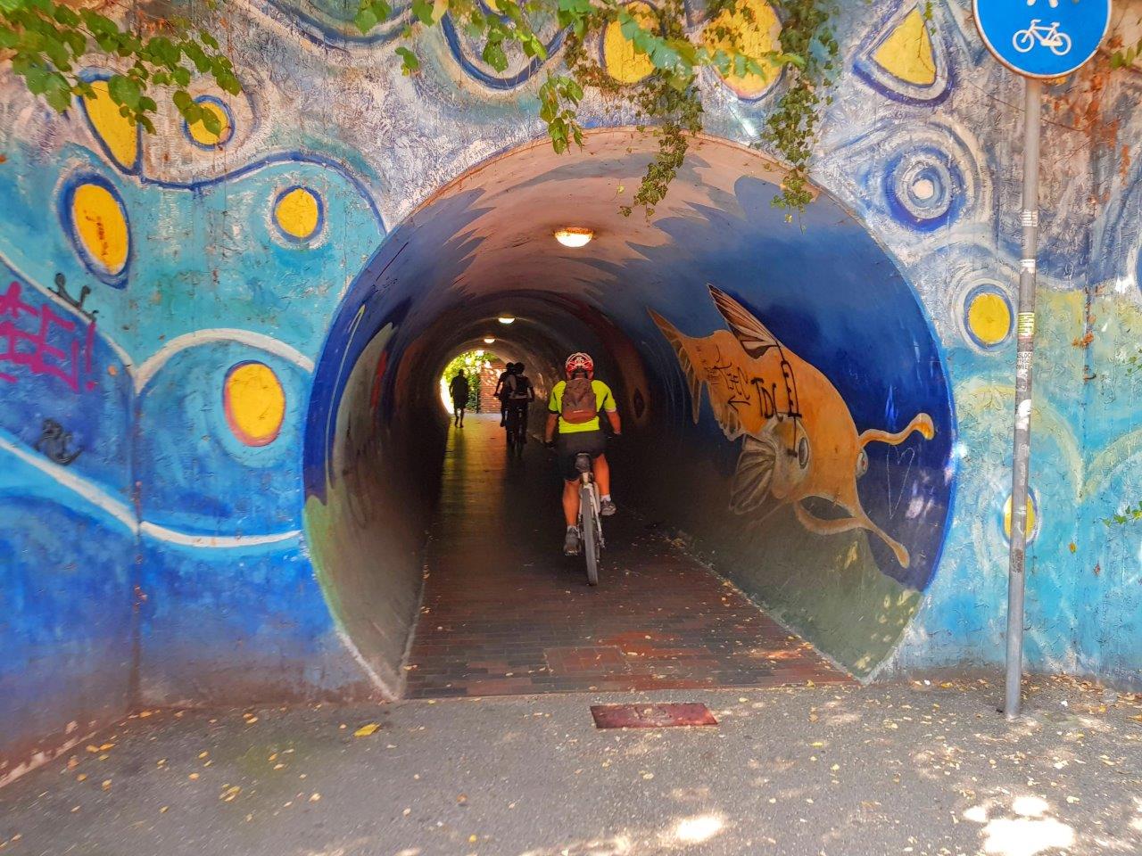 Tunnel pista ciclabile san lazzaro bologna