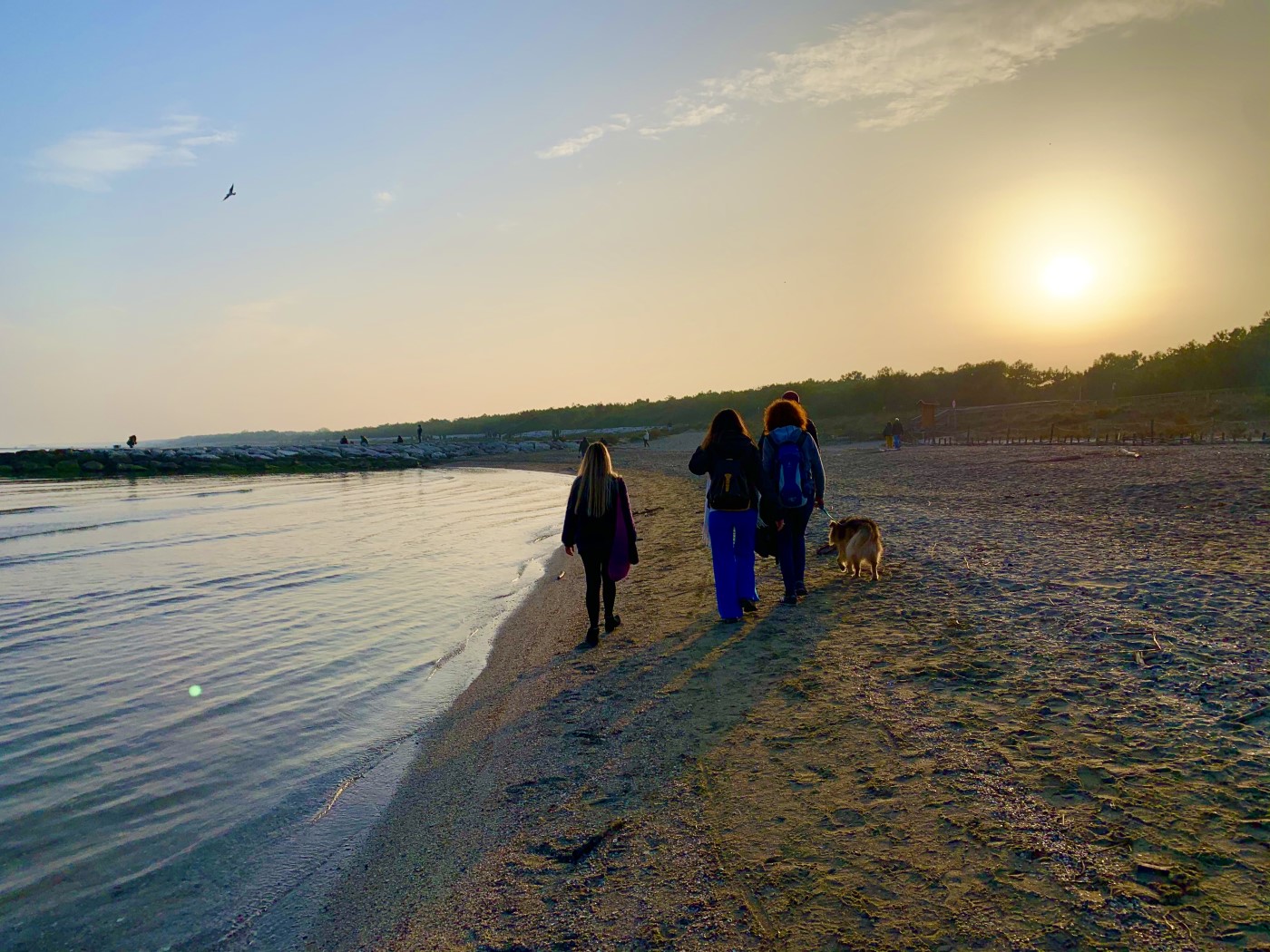 Tramonto spiaggia Casalborsetti