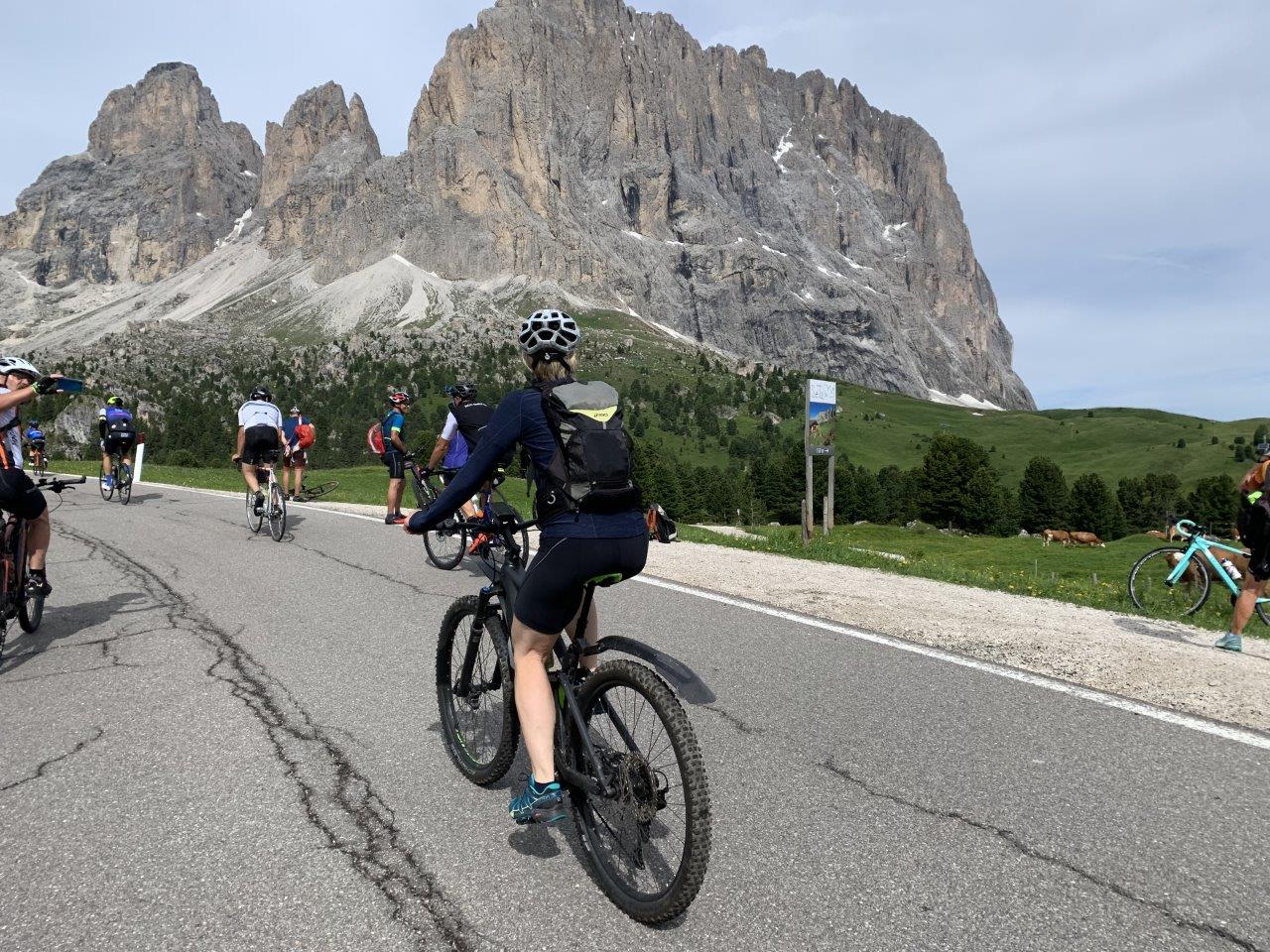 Sella Ronda Salite al passo Sella da Selva