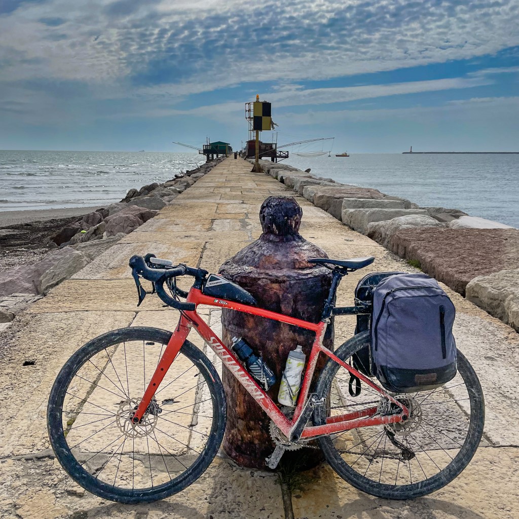 Lido Venezia Alberoni Faro Ciclovia E5 isole