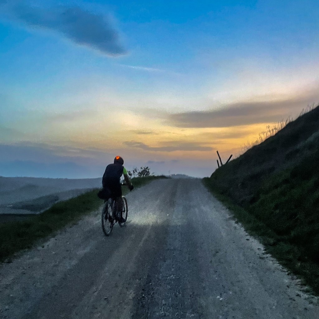 Gravel Tramonto Strade Bianche Notte