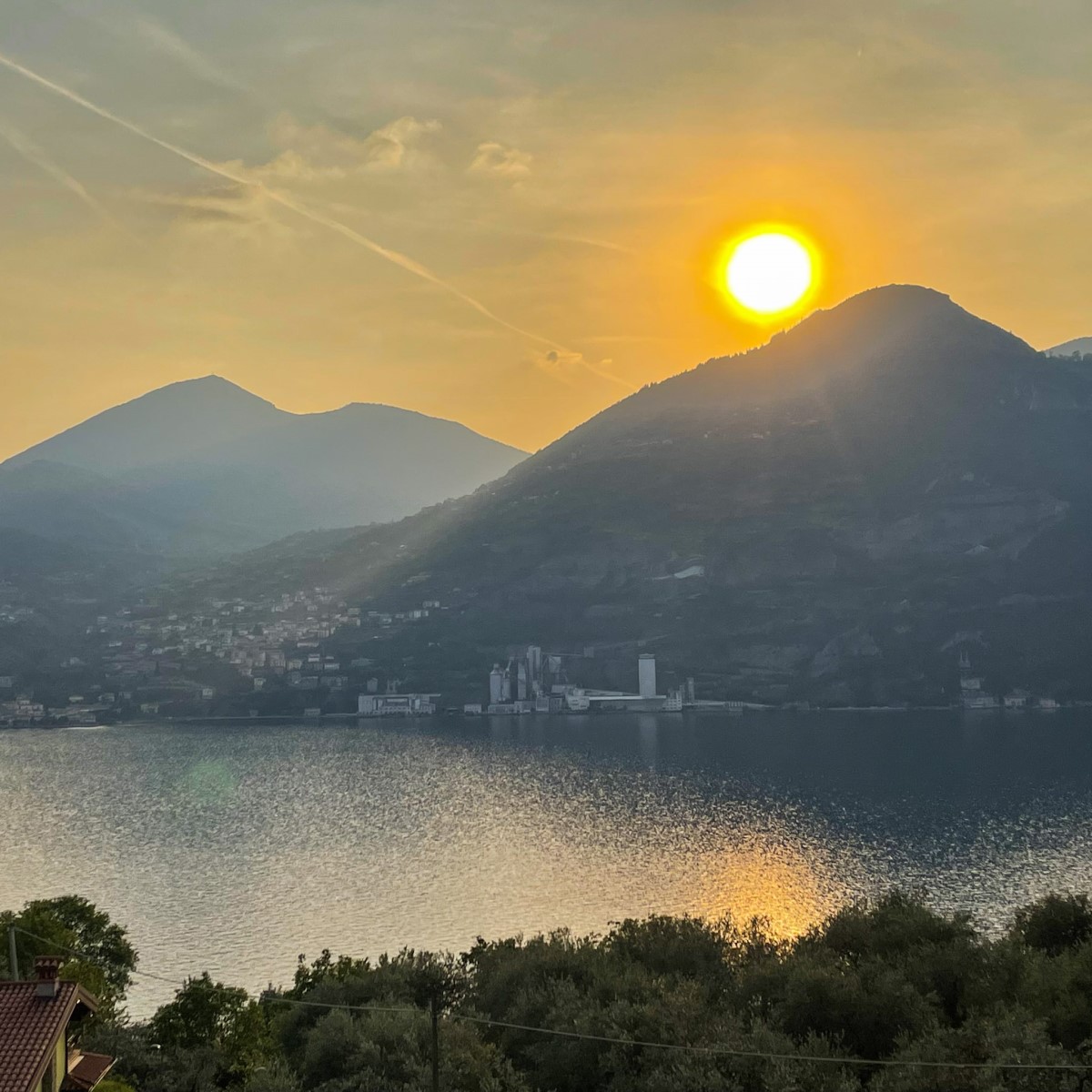 Tramonto Lago d'Iseo da Monte Isola