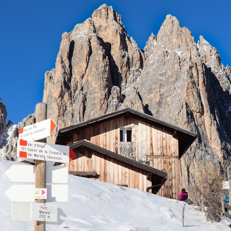 Rifugio Città di Carpi Forcella Maraia Cadini di Misurina
