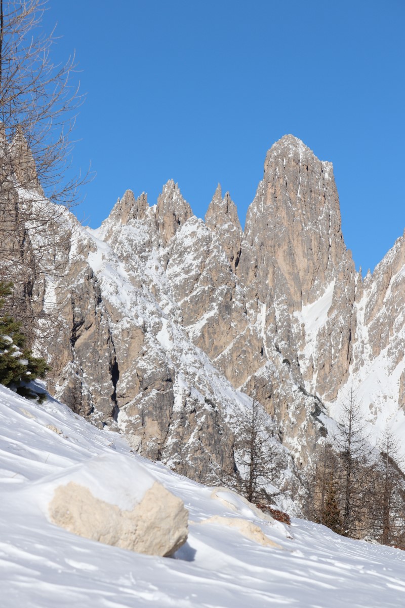 Sentiero 120 nei pressi del rifugio