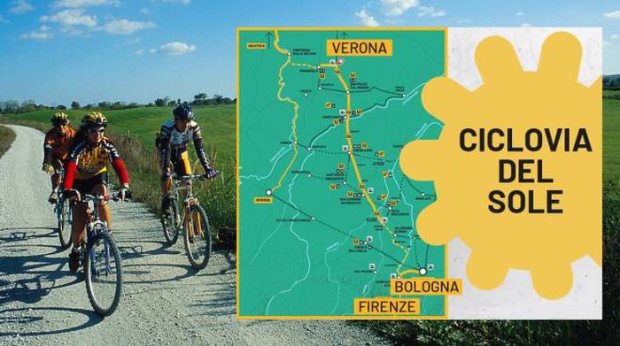 Bologna si collega all'europa con la Ciclovia del Sole, inaugurato oggi il tratto di Eurovelo7 che porta fino a Verona, Brennero e Capo Nord