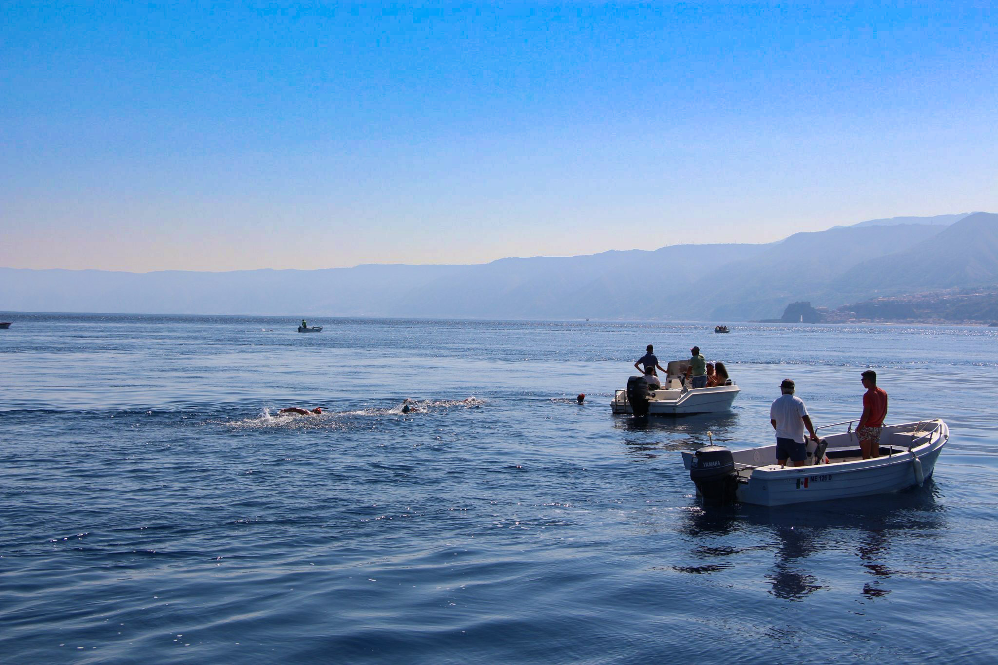 Ho attraversato lo Stretto di Messina a nuoto